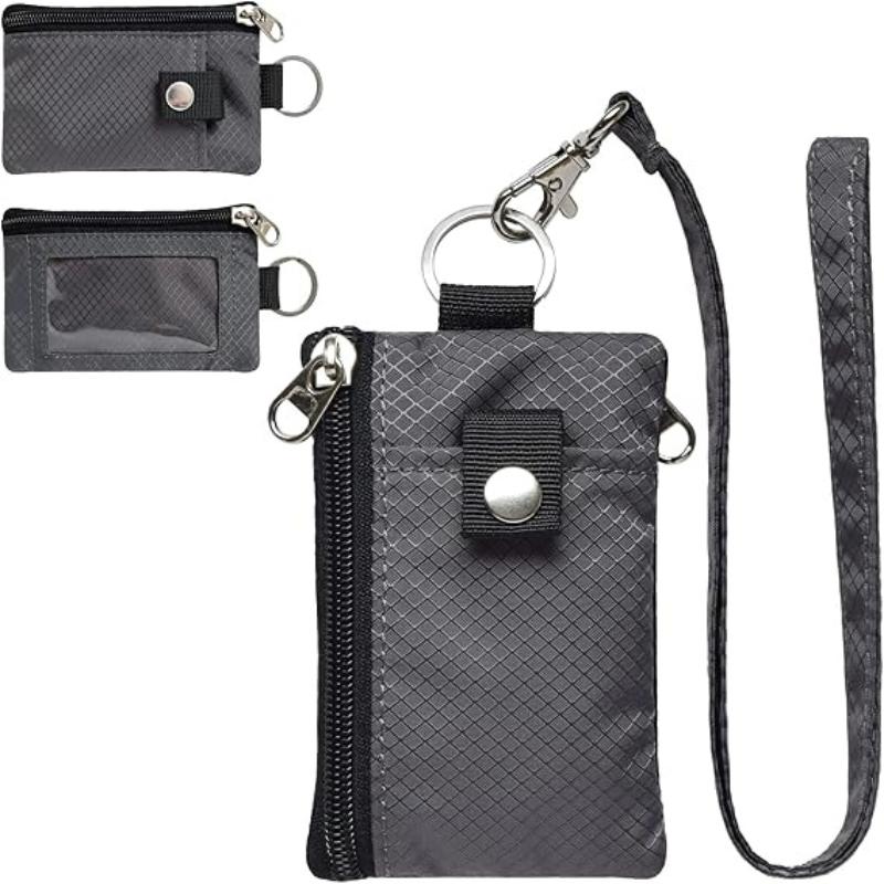 Travel Wallet Slim - 신분증 창이 있는 배지 홀더 소형