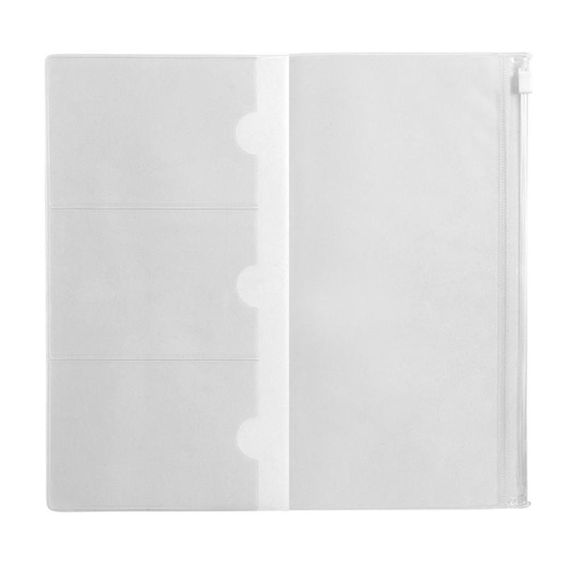 Travel Journal Accessories - 미도리 트래블러스 노트 PVC 지퍼백 저널