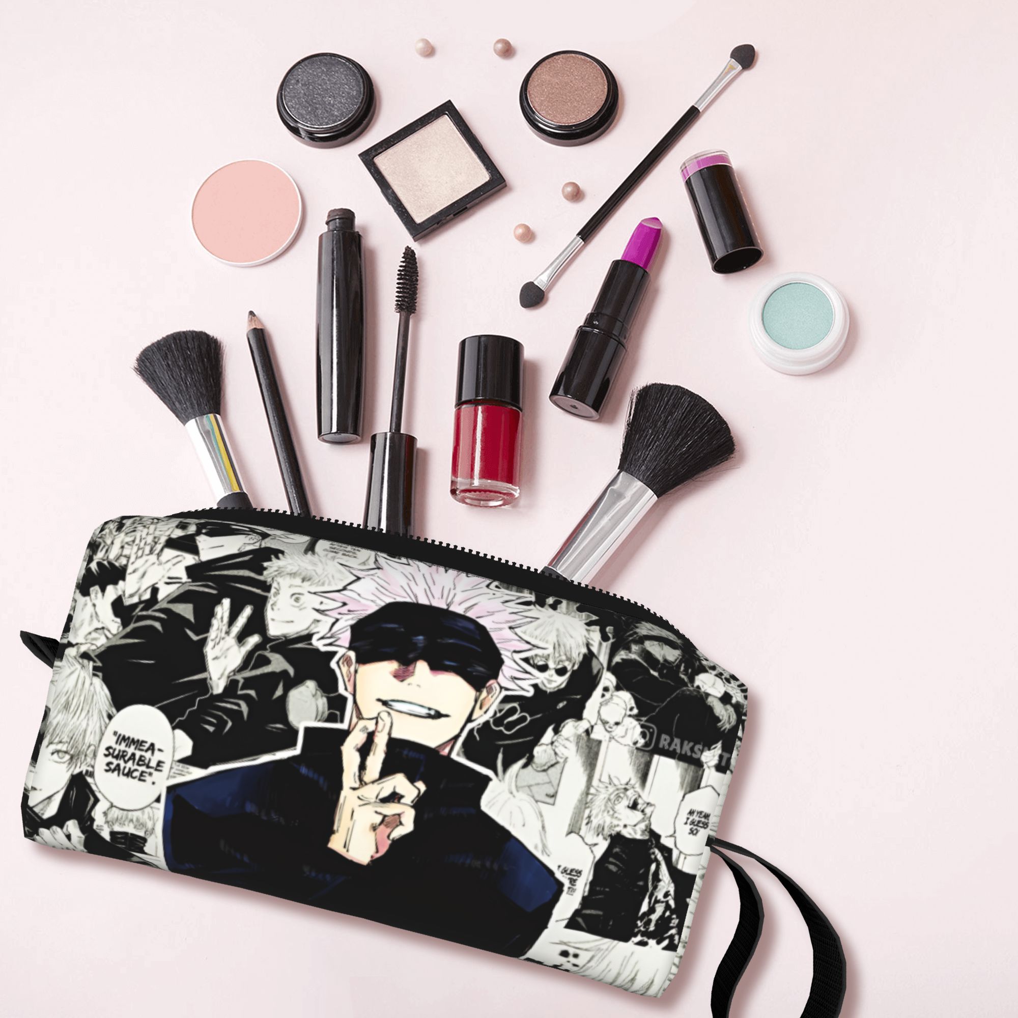 Travel Accessories Kit Bag - J-Jujutsus K-Kaisens 여성용 여행용 화장품 가방