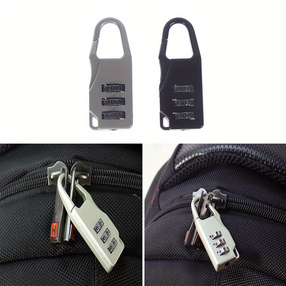 Travel Accessories Kit Bag - 5개/세트 미니 여행용 자물쇠 알루미늄 합금