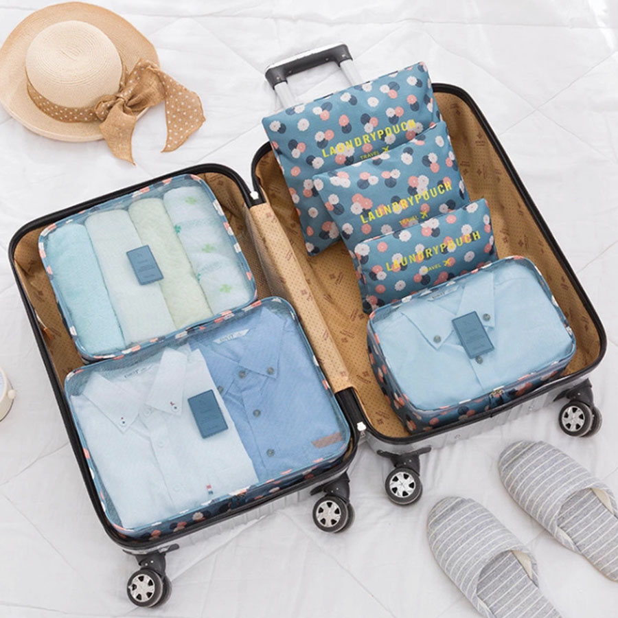 Travel Accessories Organiser - 6pcs 여행 주최자 저장 가방 휴대용