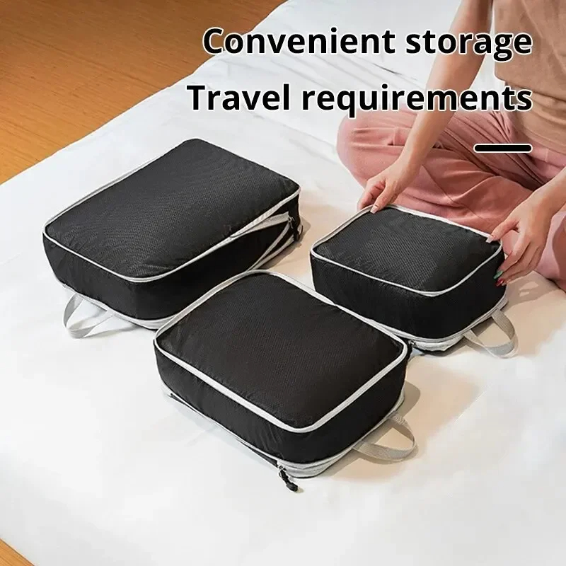 Travel Accessories Organiser - 3PCS 여행용 압축 수납 가방, 의류
