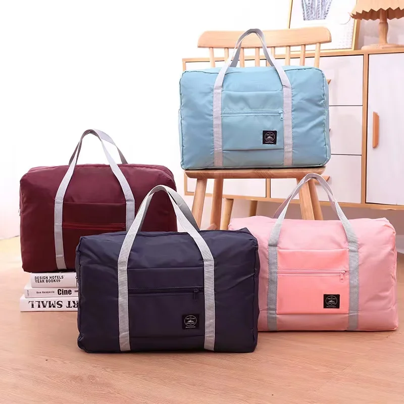 Travel Accessories Organiser - 접이식 여행 가방 나일론 대용량 가방,