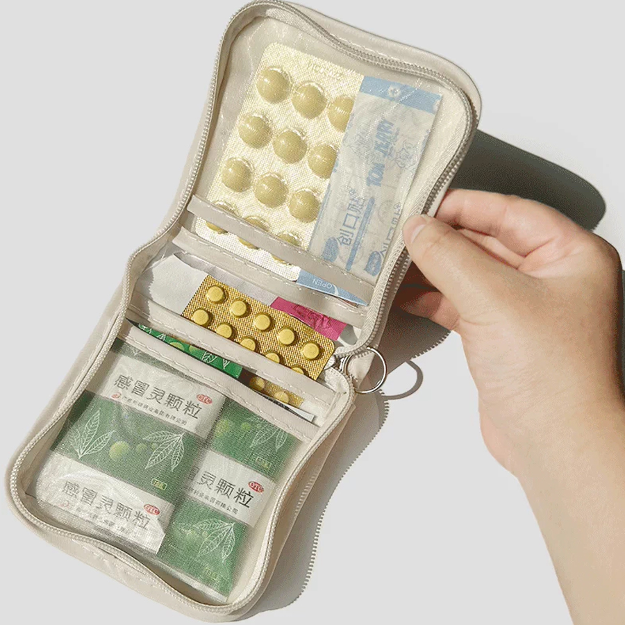 Travel Accessories Kit Bag - 지퍼 포켓 약품 가방 야외 여행