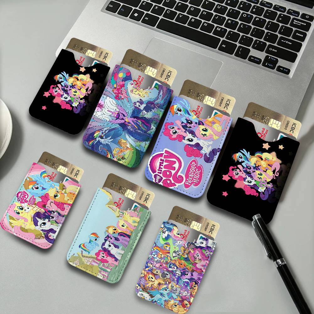 Travel Wallet Slim - 만화 L-Little 귀여운 P-Pony 카드 보호