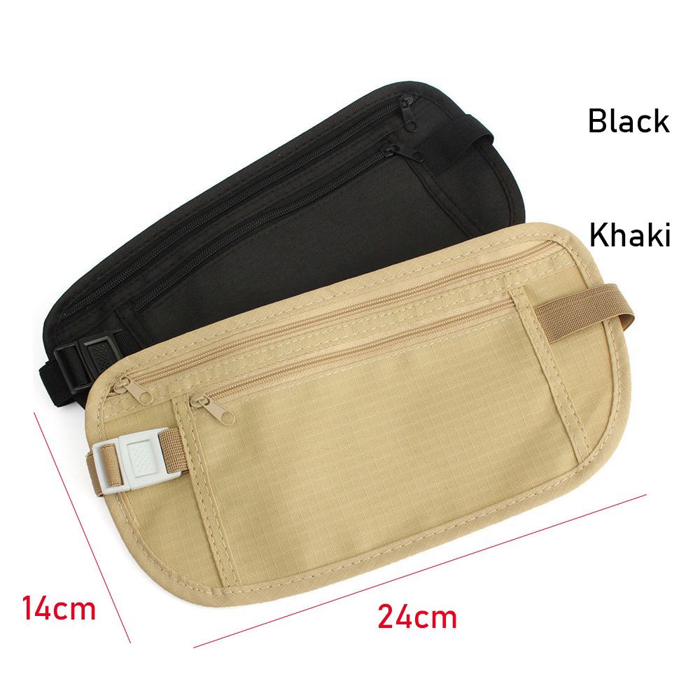 Travel Wallet Slim - 슬림형 허리 가방, 숨김형 여행용 파우치,