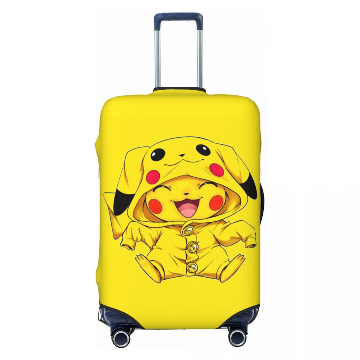 Luggage Cover Protector - 맞춤형 재미있는 포켓몬 P-피카츄 여행 가방