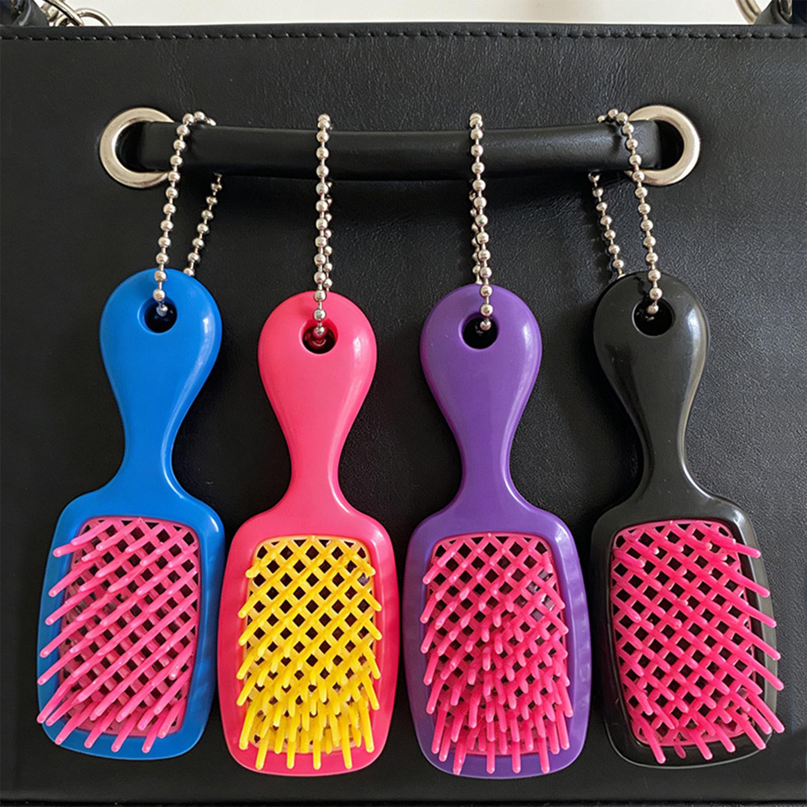 Travel Accessories Men - 미니 브러시 키체인 휴대용 밝은 색상