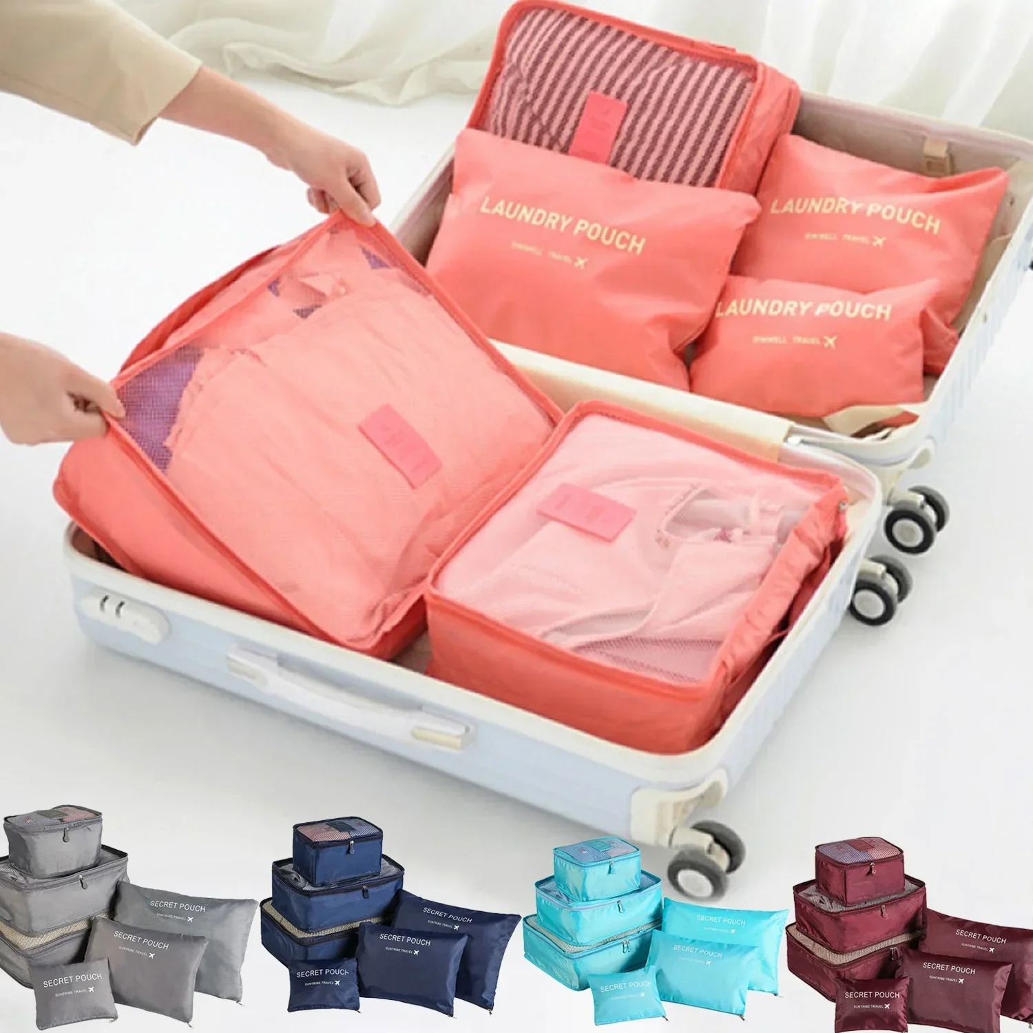 Travel Accessories Organiser - 6종 세트 여행용 수납 가방, 여행