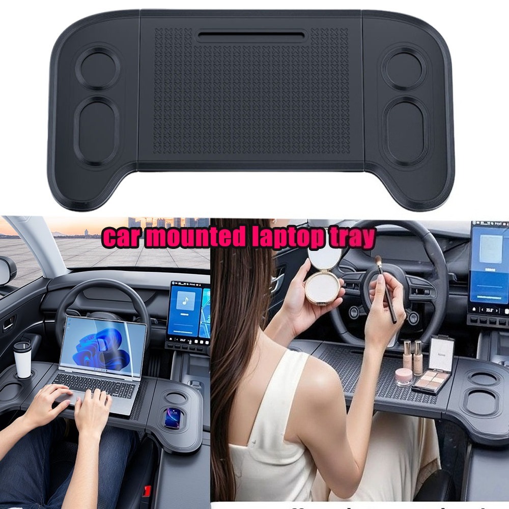 Travel Accessories Car - 접이식 차량용 노트북 책상, 스티어링 휠