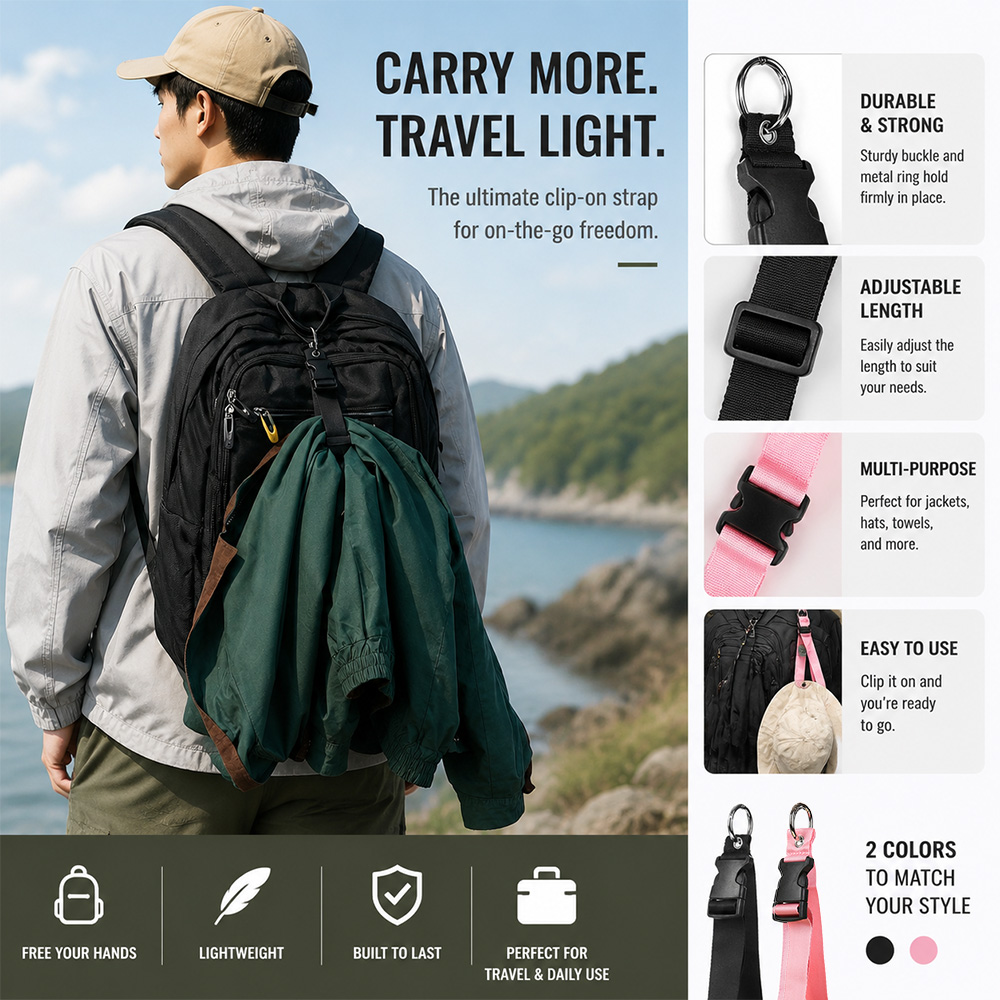 Travel Accessories Gifts For Men - 휴대용 도난 방지 수하물 스트랩 내구성