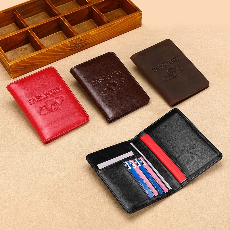 유니섹스 정품 가죽 여권 커버 RFID 차단 남자 여권 - Travel Accessories Italy 리뷰 및 가격