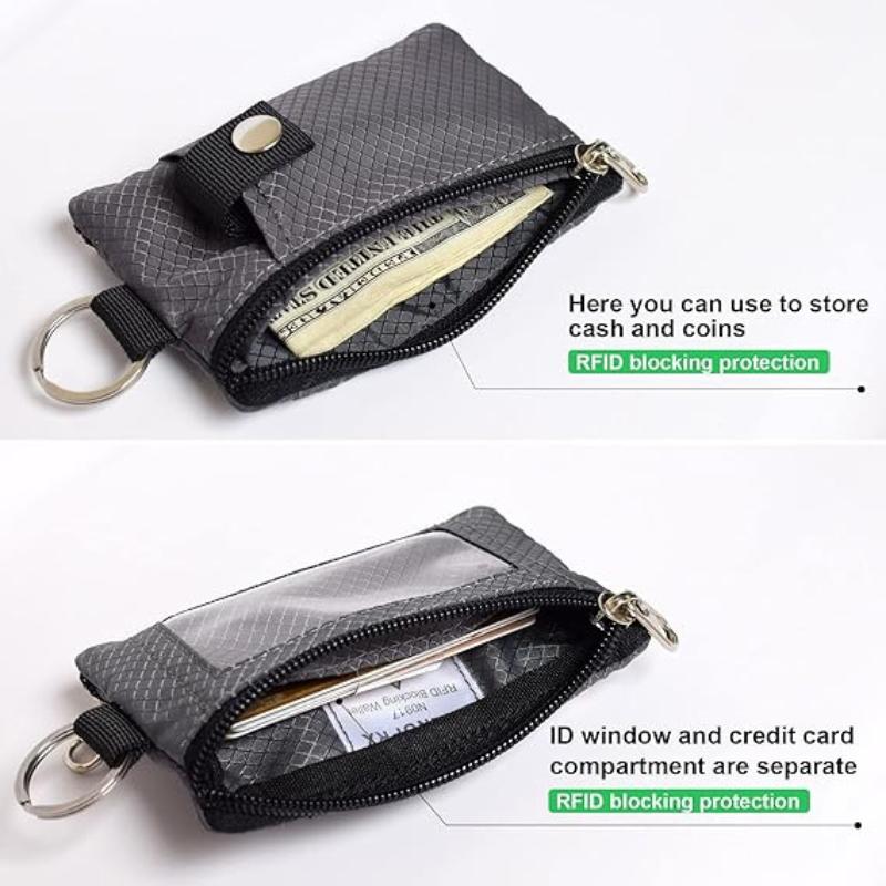 신분증 창이 있는 배지 홀더 소형 지갑 방수 도난 방지 - Travel Wallet Slim 리뷰 및 가격