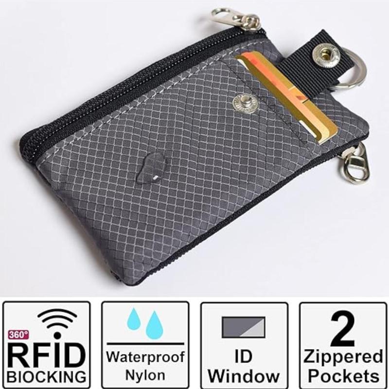 신분증 창이 있는 배지 홀더 소형 지갑 방수 도난 방지 - Travel Wallet Slim 리뷰 및 가격