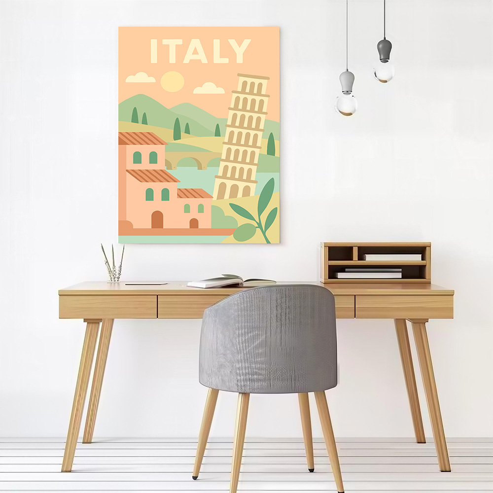 이탈리아 여행 캔버스 벽 예술 포스터 맞춤형 사진 인쇄 - Travel Accessories Italy 리뷰 및 가격