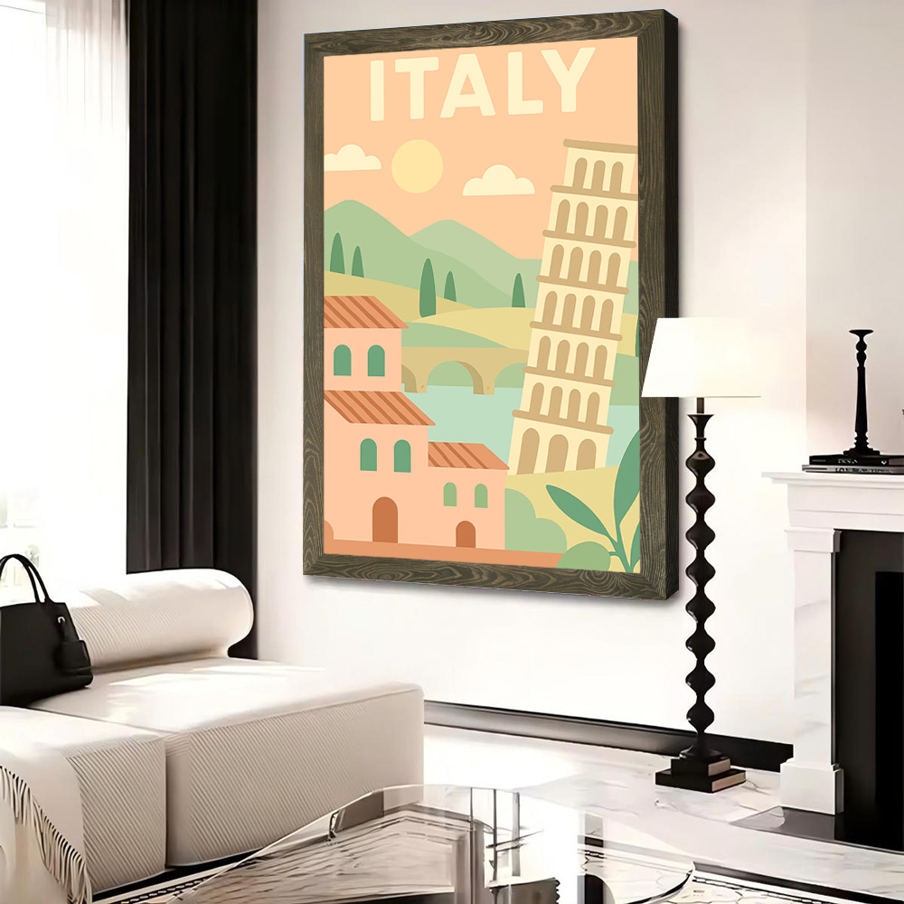 이탈리아 여행 캔버스 벽 예술 포스터 맞춤형 사진 인쇄 - Travel Accessories Italy 리뷰 및 가격
