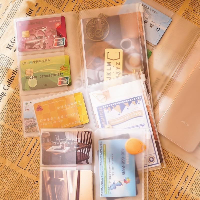 미도리 트래블러스 노트 PVC 지퍼백 저널 플래너 카드 - Travel Journal Accessories 리뷰 및 가격