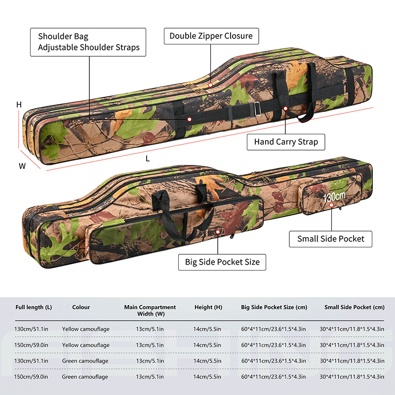 1개 휴대용 접이식 낚싯대 가방, 낚시, 캠핑, 하이킹 - Travel Accessories Organiser 리뷰 및 가격