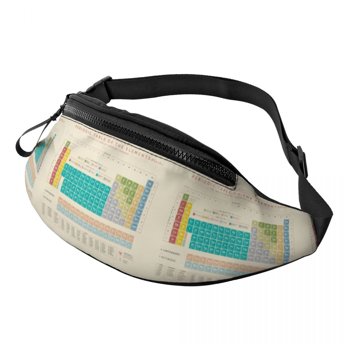 멋진 요소가 있는 주기율표 패니 팩 여행용 남성 여성  - Travel Accessories Pouch For Women 리뷰 및 가격