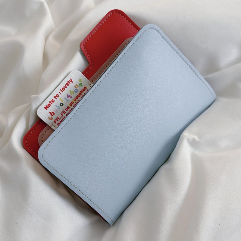 Ins 컬러 블록 여권 홀더 다기능 여행 지갑 카드 파 - Travel Accessories Pouch For Women 리뷰 및 가격