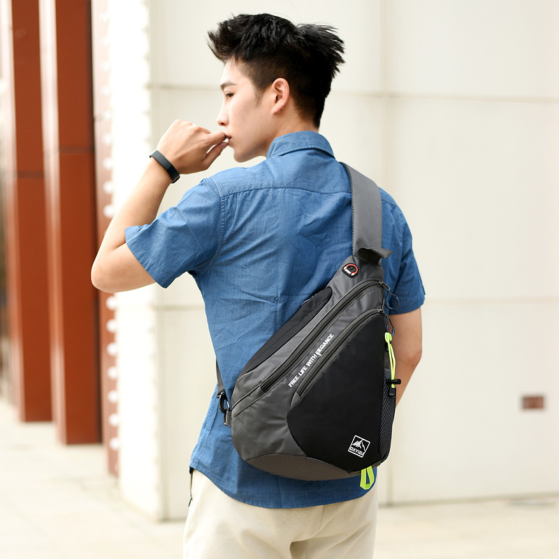 여성용 다기능 숄더백, 커플 메신저 야외 방수 체스트백 - Travel Accessories Men 리뷰 및 가격