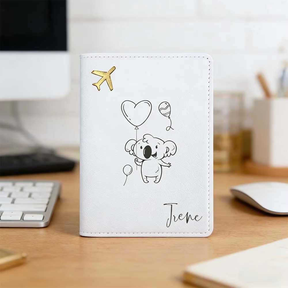 개인 맞춤 이름이 새겨진 여권 커버, 가죽 여권 홀더, - Travel Accessories Meaning 리뷰 및 가격