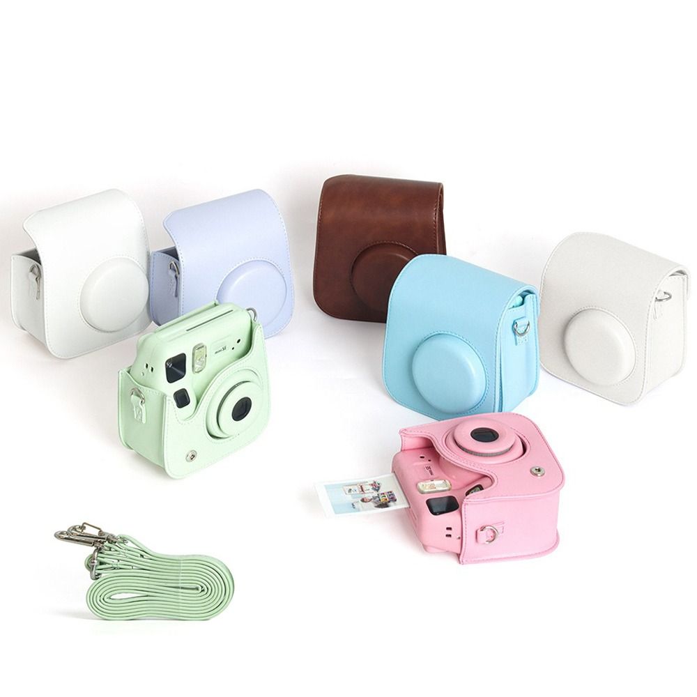 새로운 후지필름 인스탁스 미니 SE PU 가죽 여행용  - Travel Accessories Kit Bag 리뷰 및 가격