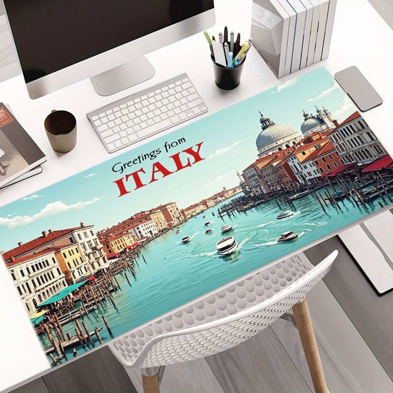 빈티지 베니스 마우스 패드 철제 아트 데스크 매트 밝은 - Travel Accessories Italy 리뷰 및 가격