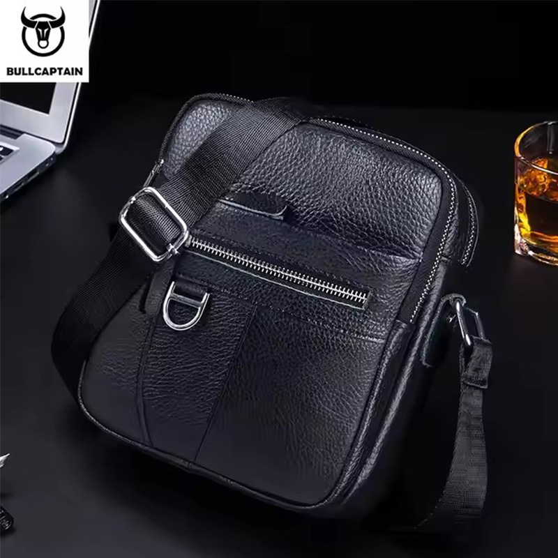 BULLCAPTAIN 남성용 가죽 메신저 백 레트로 숄 - Travel Accessories Men 리뷰 및 가격