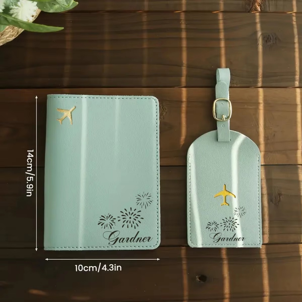 맞춤 이름 여권 케이스 & 수하물 태그 세트, 안전한  - Travel Accessories Meaning 리뷰 및 가격
