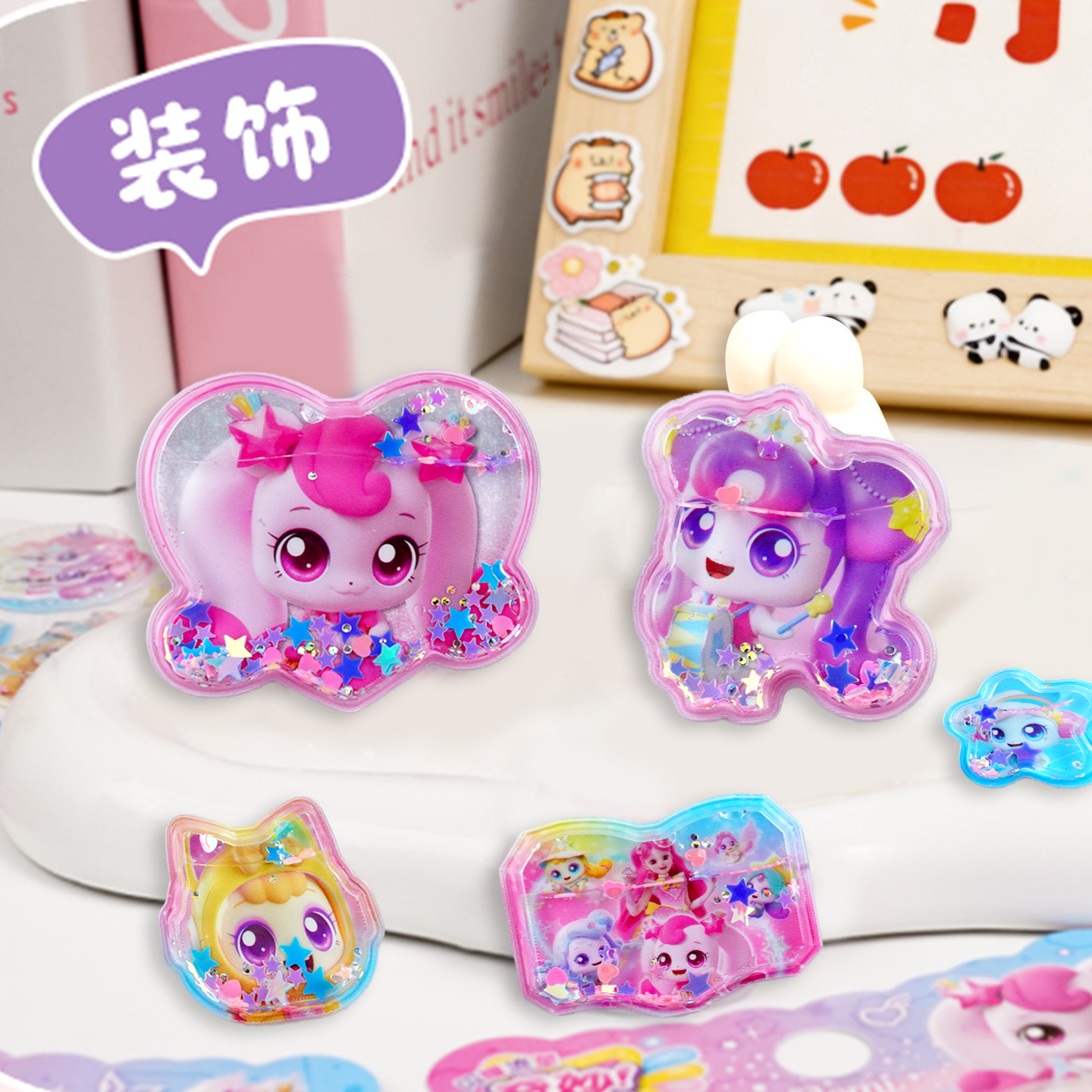 캐치 틴이핑 3D 크리스탈 퀵샌드 글리터 쉐이커 스티커 - Luggage Cover Protector 리뷰 및 가격