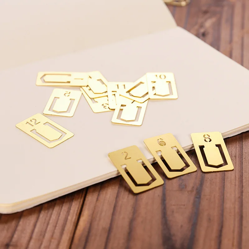 12pcs 구리 북마크 여행자를위한 레트로 황동 금속  - Travel Journal Accessories 리뷰 및 가격