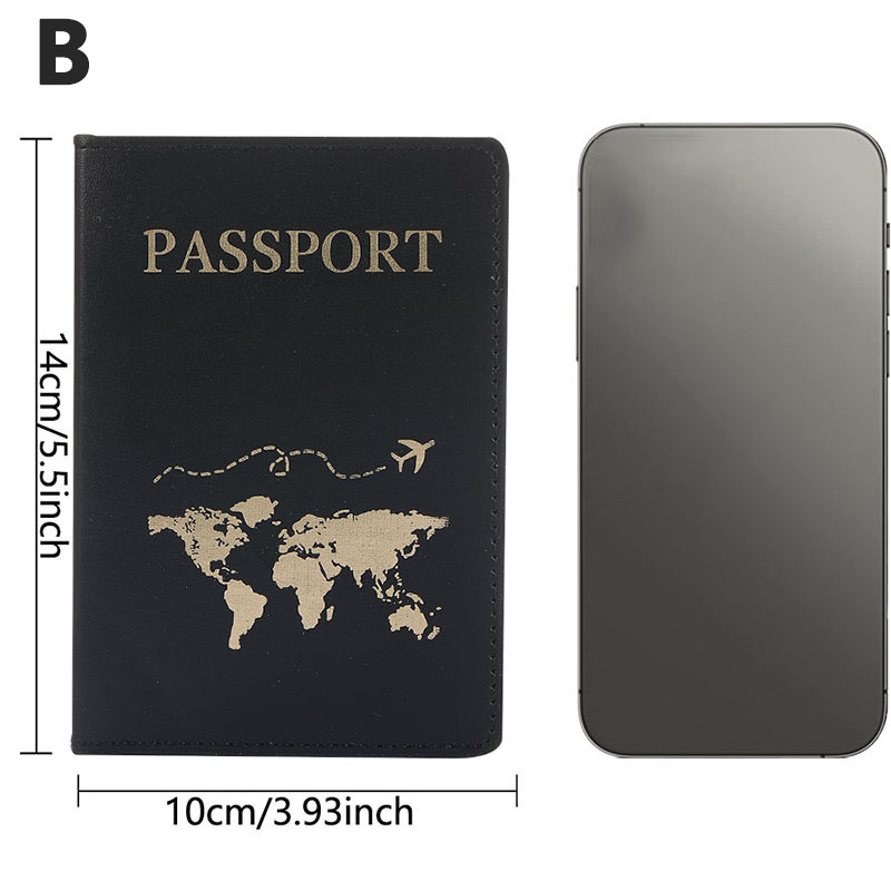 연인 세계지도 여권 커버 핫 스탬핑 간단한 비행기 여성 - Travel Accessories Gifts For Men 리뷰 및 가격