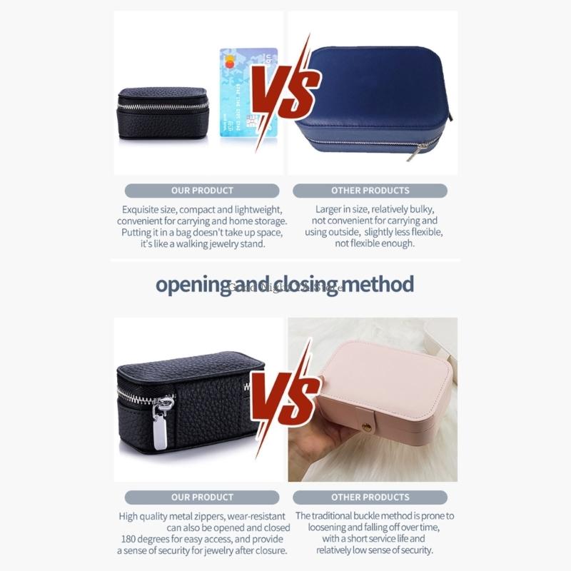 귀걸이, 반지, 체인 등을 정리할 수 있는 우아한 소형 - Travel Accessories Organiser 리뷰 및 가격