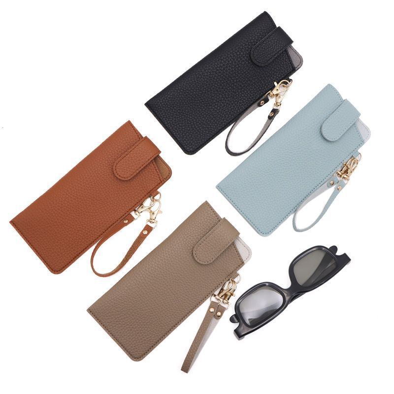 걸이형 부드러운 가죽 선글라스 보관 파우치, 여성용 슬 - Travel Accessories Pouch For Women 리뷰 및 가격