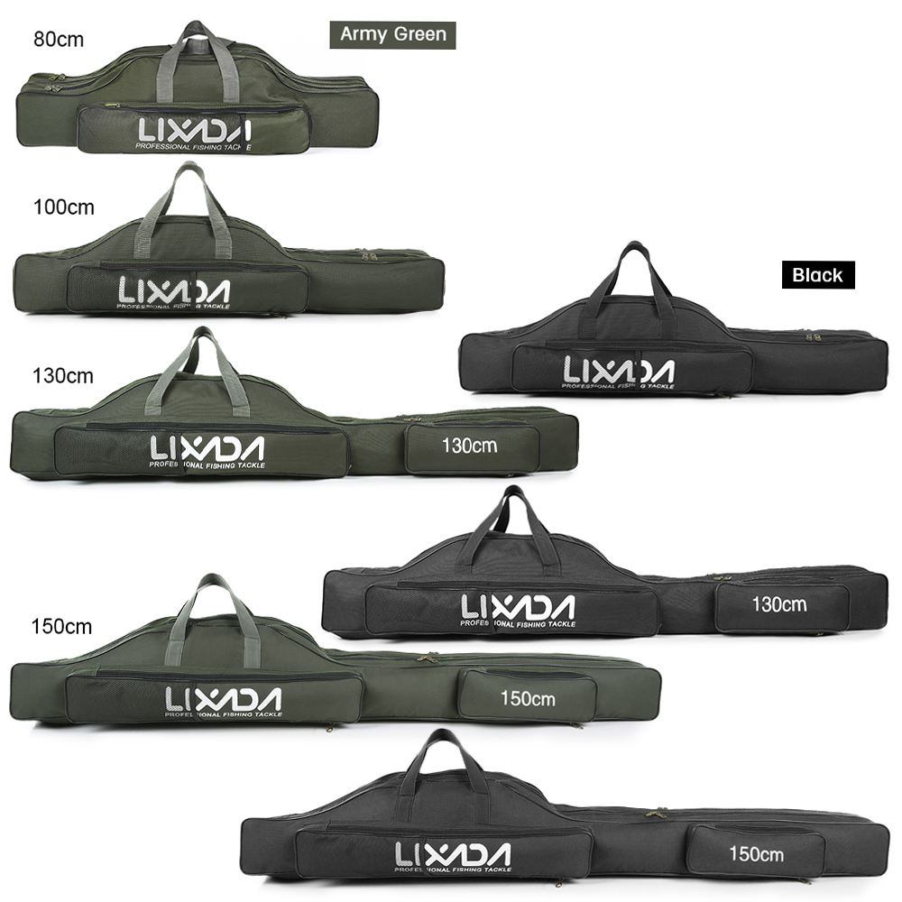 낚시 가방 휴대용 접이식 낚시대 릴 가방 낚시대 기어  - Travel Accessories Organiser 리뷰 및 가격