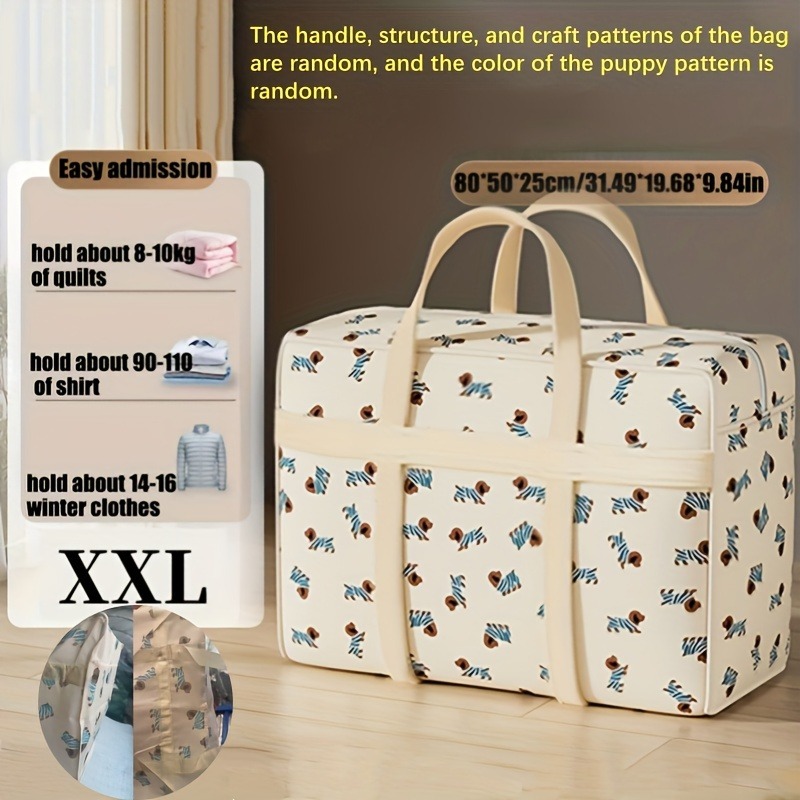 귀여운 강아지 패턴이 있는 1개 접이식 수하물 정리 가 - Travel Accessories Organiser 리뷰 및 가격