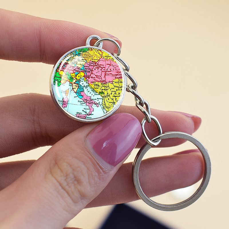 유럽 국가지도 키 체인, 프랑스 스페인 폴란드 독일 폴 - Travel Accessories Italy 리뷰 및 가격