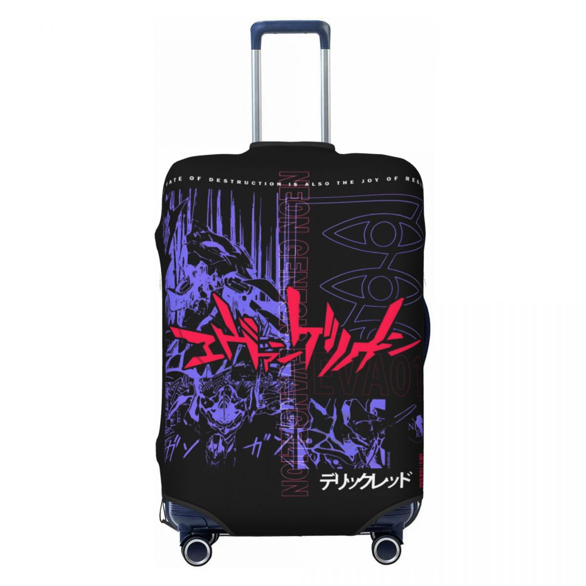 커스텀 EVA 에반게리온 여행 가방 커버 탄성 애니메이 - Luggage Cover Protector 리뷰 및 가격