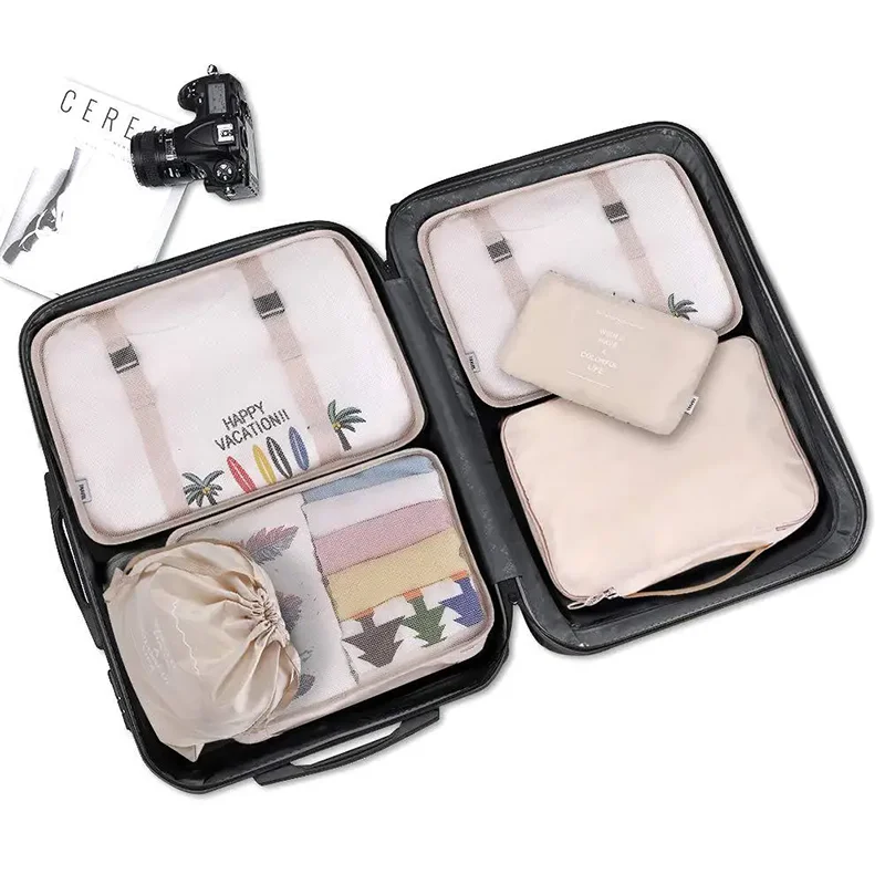 7종 세트 여행용 정리 가방, 여행 가방 패킹 큐브,  - Travel Accessories Organiser 리뷰 및 가격