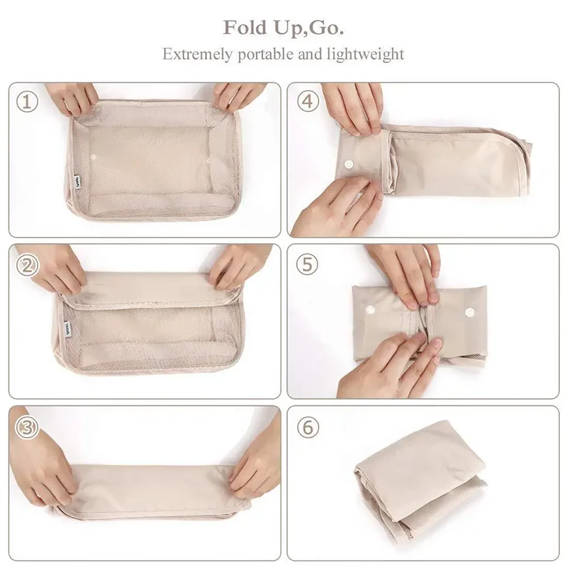 7종 세트 여행용 정리 가방, 여행 가방 패킹 큐브,  - Travel Accessories Organiser 리뷰 및 가격
