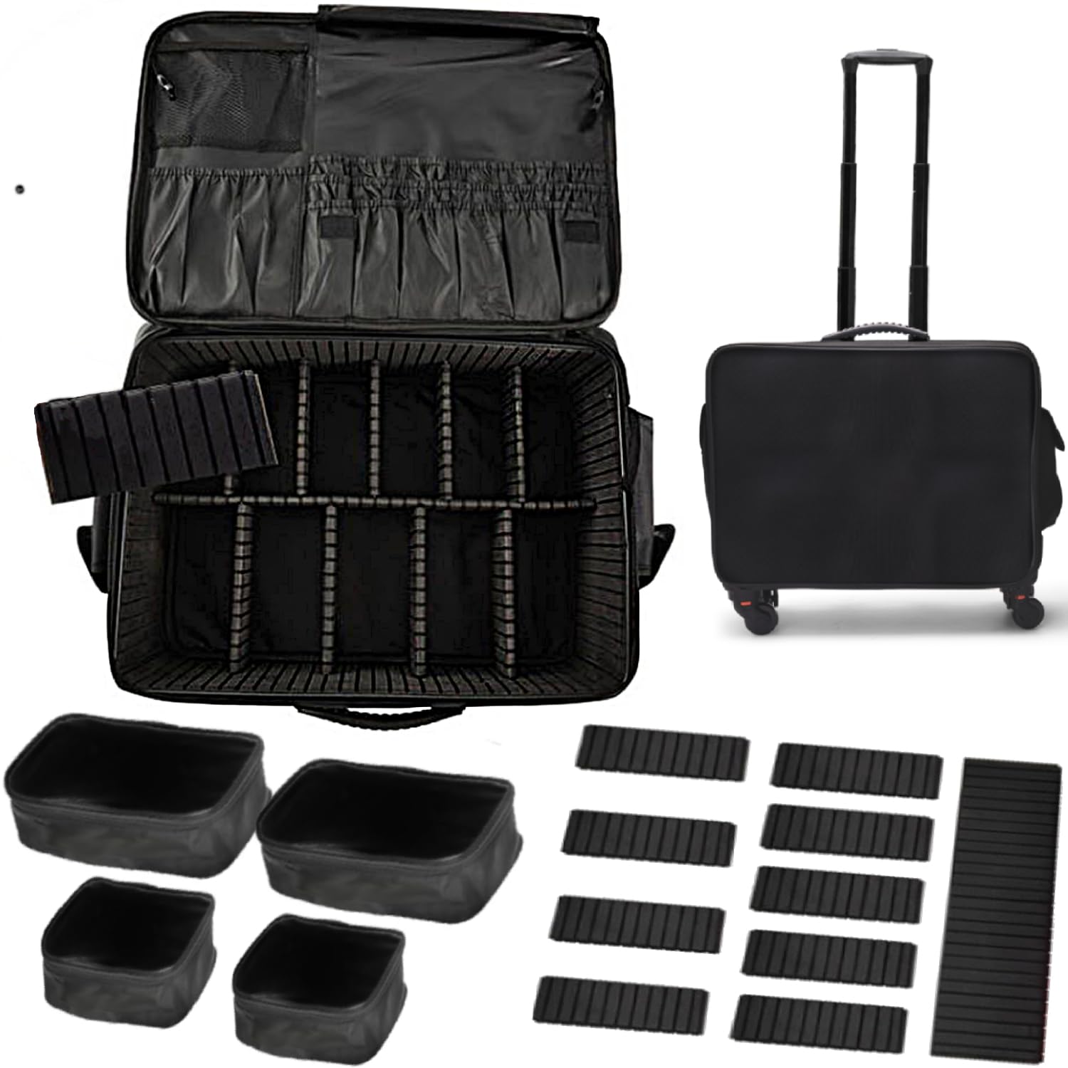 살롱 롤링 메이크업 케이스, 바퀴 달린 기차 여행 케이 - Travel Accessories In Train 리뷰 및 가격