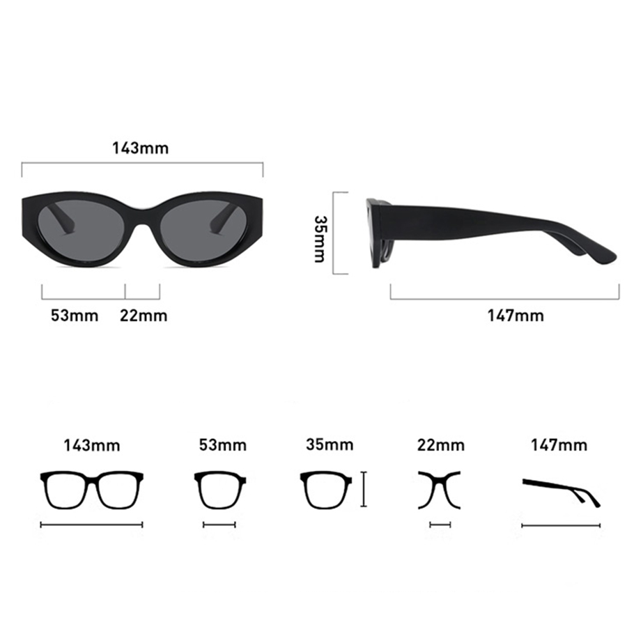 여성 남성 클래식 캣아이 편광 선글라스 고품질 프레임  - Quality Travel Accessories 리뷰 및 가격