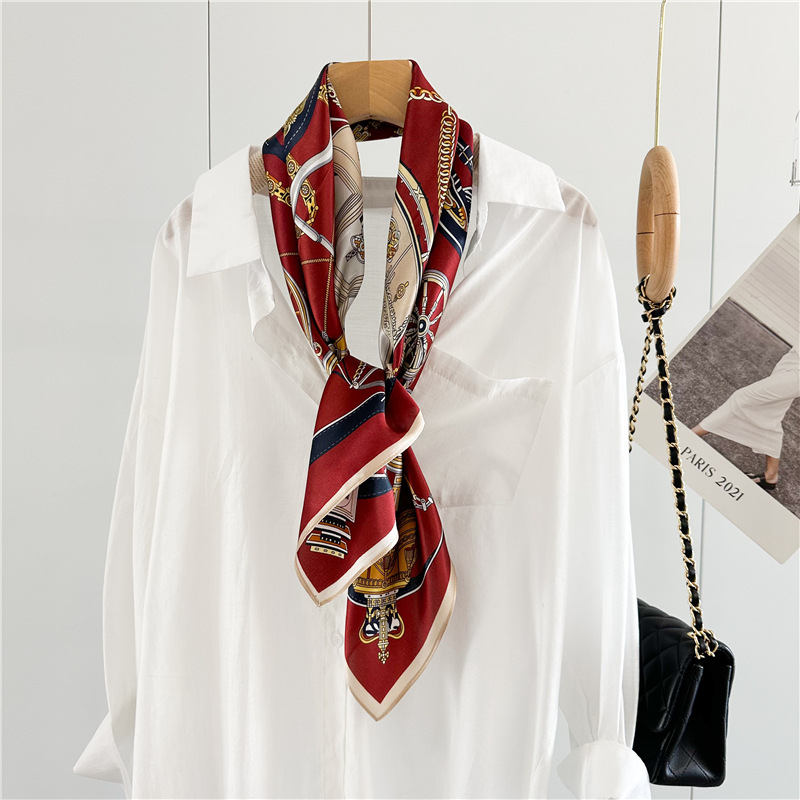 12MM 부드러운 실크 스카프 여성 90CM 반다나 숄 - Travel Accessories For Women 리뷰 및 가격