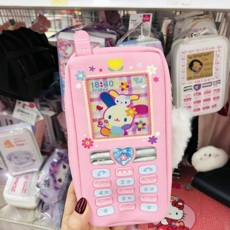 Kawaii Usahana 전화 모양의 연필 케이스 학 - Luggage Cover Protector 리뷰 및 가격