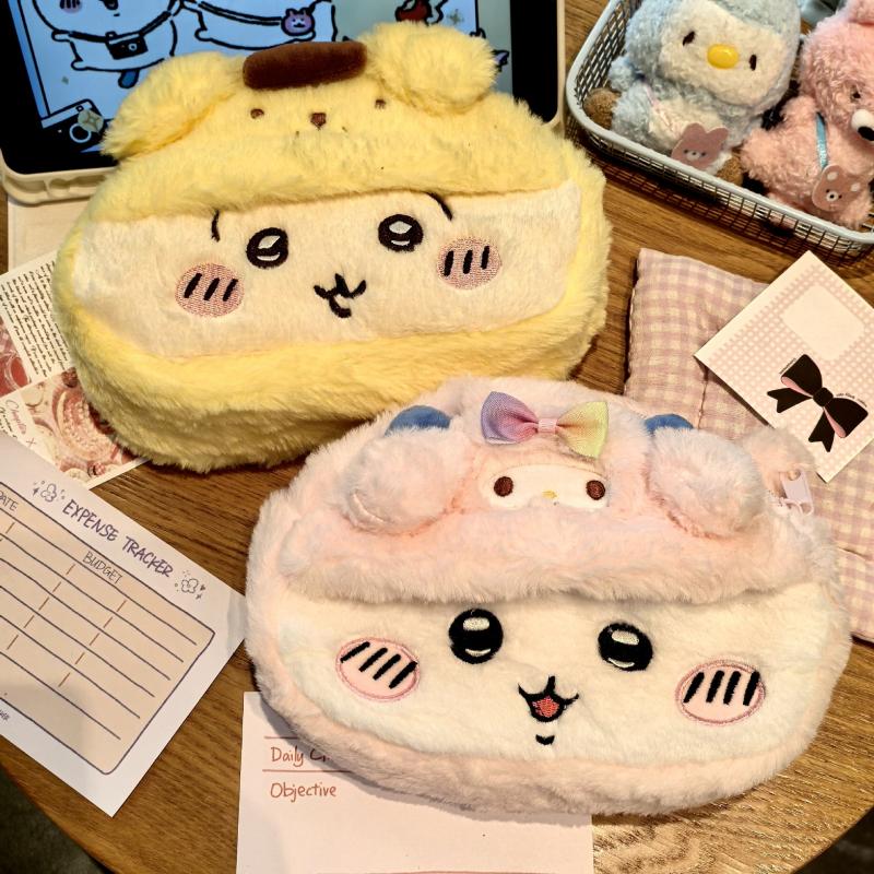 애니메이션 플러시 펜 케이스 만화 우사기 하치와레아스  - Luggage Cover Protector 리뷰 및 가격