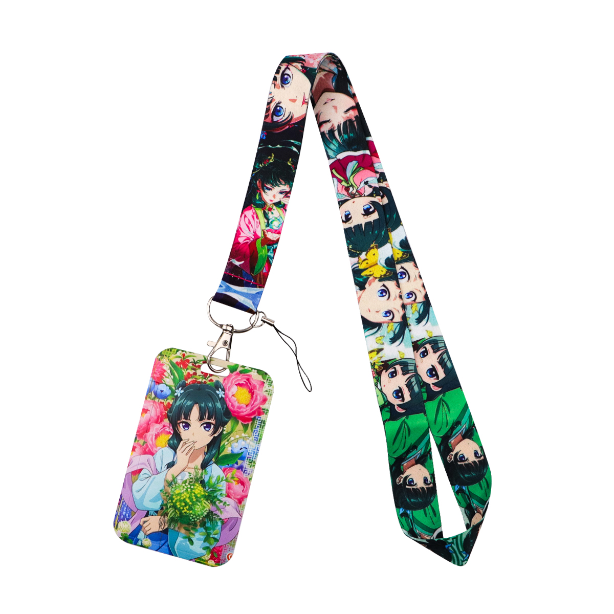 귀여운 애니메이션 소녀 끈 목 스트랩 카드 홀더 키 I - Travel Accessories Gifts For Men 리뷰 및 가격