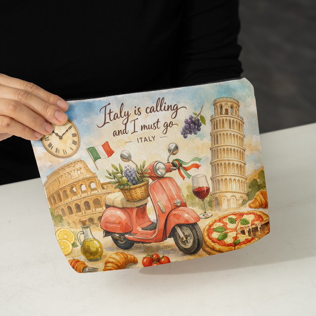 화장품 가방 1개, 이탈리아 여행 테마 요소가 있는 린 - Travel Accessories Italy 리뷰 및 가격