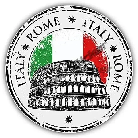 로마 도시 이탈리아 국기 그런지 여행 스탬프 비닐 데칼 - Travel Accessories Italy 리뷰 및 가격