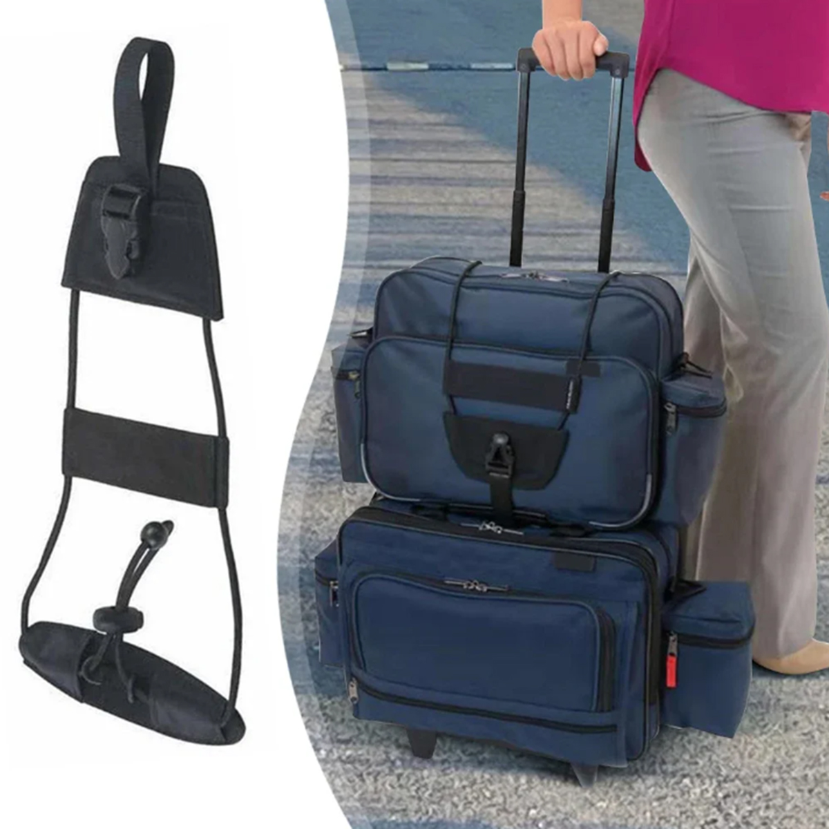 여행용 가방 연결 스트랩, 여행 가방 손잡이에 작은 가 - Luggage Strap Belt 리뷰 및 가격